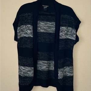 Extra Touch open front short sleeve cardigan XL